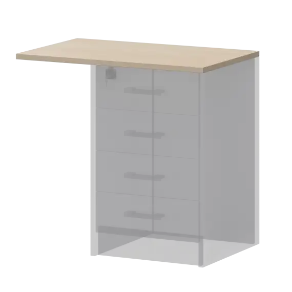 Крышка к приставным тумбам А-706.Ф 730x450x22 Арго