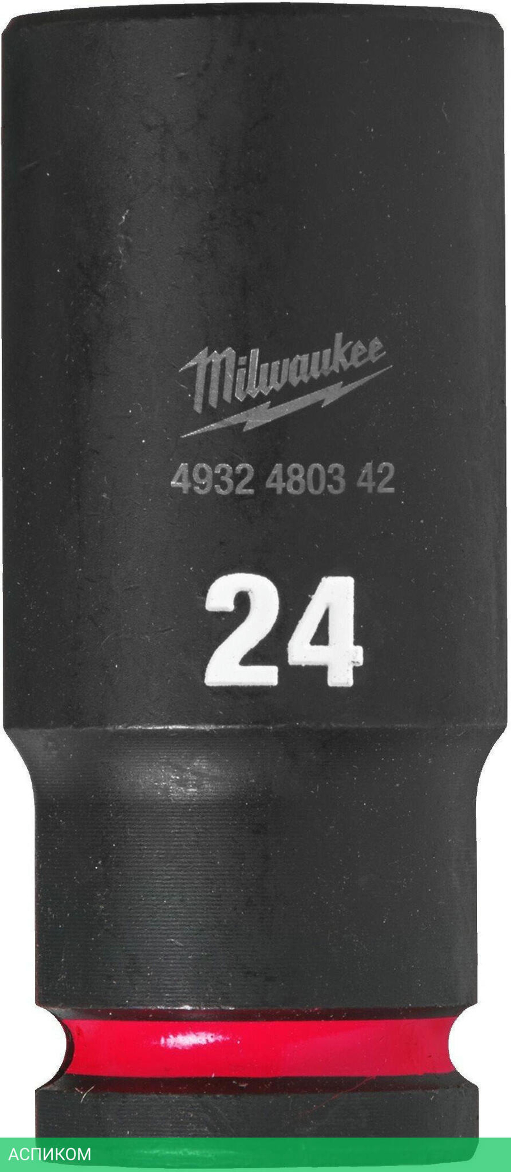 Головка ударная Milwaukee Shockwave 1/2" 24мм (4932480342)
