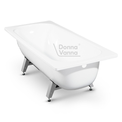Стальная ванна ВИЗ Donna Vanna 140x70 с опорной подставкой ОР-01200 (DV-43901)
