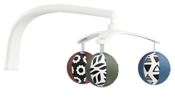 Детское кресло-качалка Uppababy Mamaroo Wells - Dark Taupe Melange