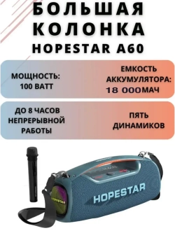 Портативная колонка A60 (100 Вт)