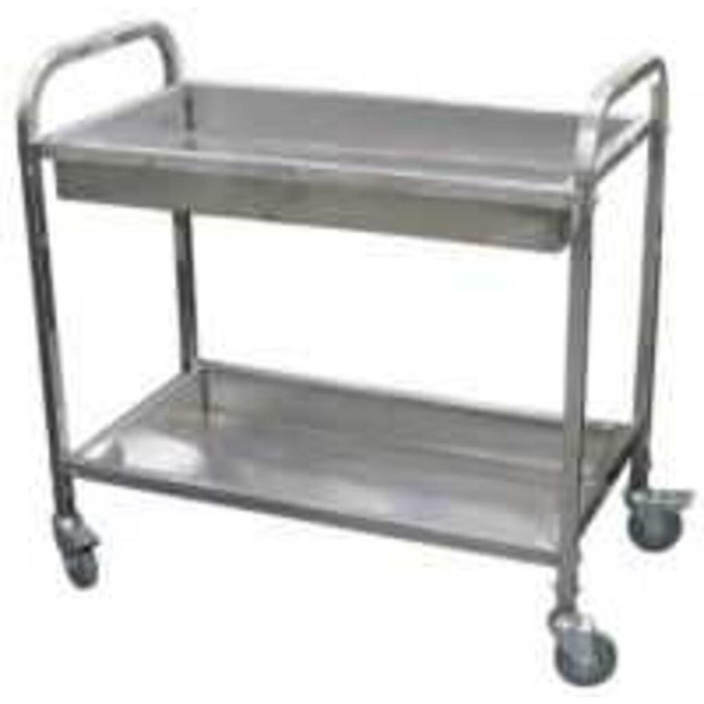 Тележка для сбора посуды 2-х ярусная 80*45*90 см, P.L. Proff Cuisine