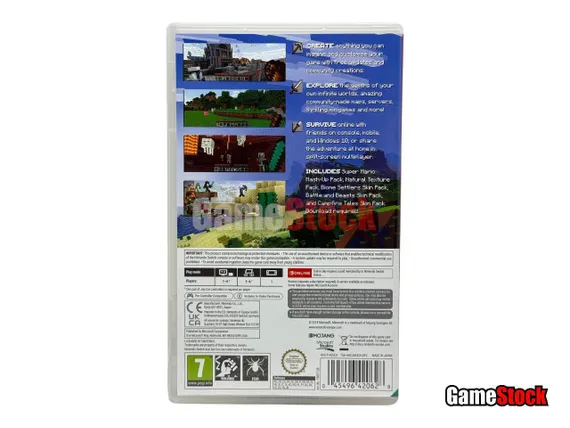 Minecraft (Nintendo Switch, Полностью на русском языке, Б/У)