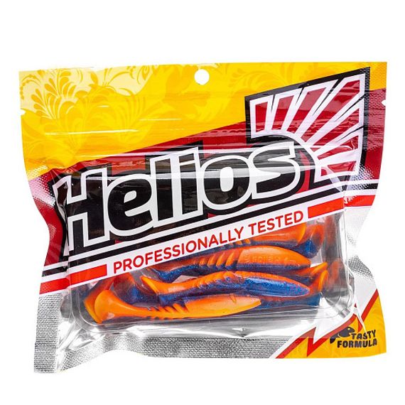 Виброхвост Slash 2,64&#39;/6,7 см Star Blue &amp; Orange 10шт (HS-19-044) Helios