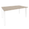 Onix Стол переговорный O.MP-PRG-1.4 Дуб Аттик/Металл Белый 1580*980*750
