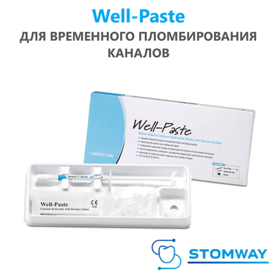 Well-Paste (2гр.) Велл-Пасте, для временного пломбирования каналов, гидроксид кальция
