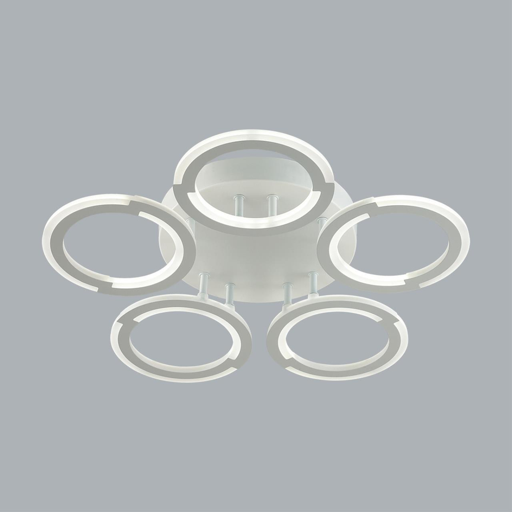 8027/55CL LEDIO LN25 247 белый/белый, металл/акрил Потолочный светильник с ПДУ LED 55W 3000-6000К 220V KALIFA