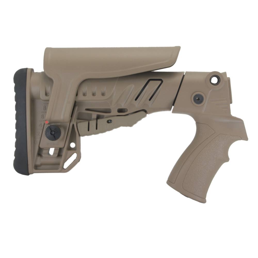Приклад телескопический со щекой на Бекас 12, 16, DLG Tactical, черный