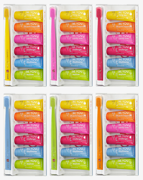 Набор Curaprox BE YOU Mix Set (Зубная щетка 5460 Ultrasoft и 6 паст)