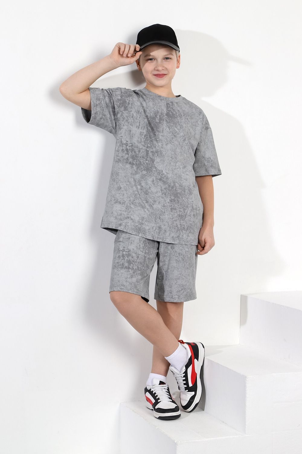 Костюм для мальчика Дым-1 Виотекс СЕРЫЙ