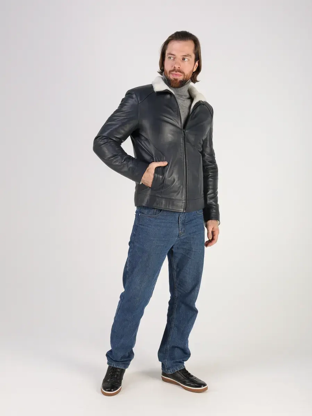 Дубленка натуральная куртка зимняя кожаная