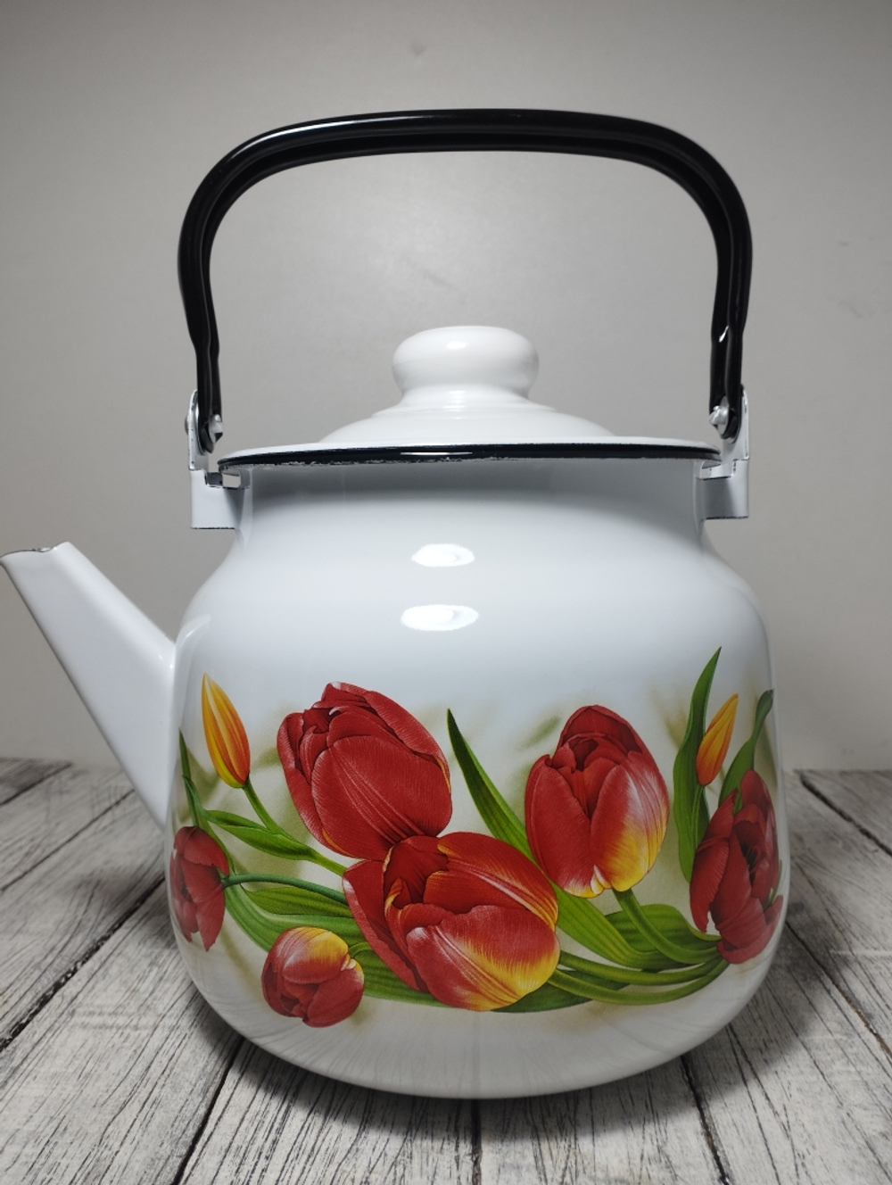 Чайник 3,5 л Декор 2713/4 Тюльпаны