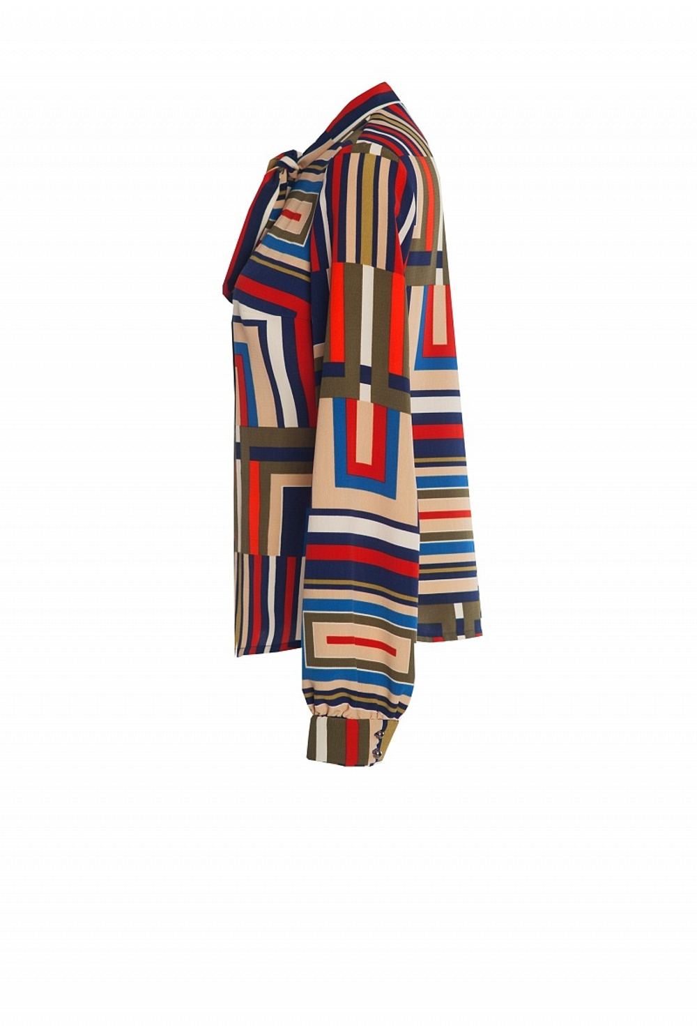 Блуза с графичным принтом LE-16-17FW