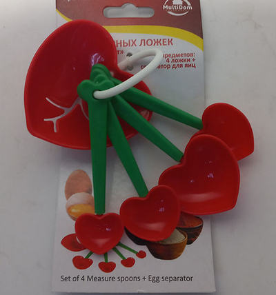 Набор мерных ложек "Ягодный десерт" 5пр.