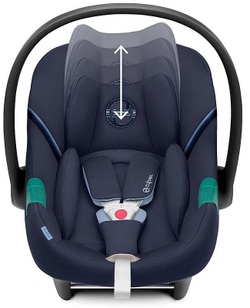 Коляска Cybex Balios S Lux TPE complete Aton S2 Ocean Blue 3 в 1 Stormy Blue с дождевиками