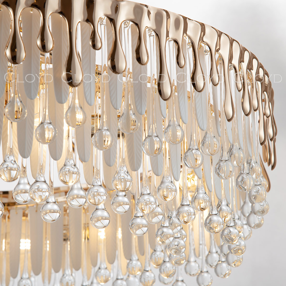 Люстра Cloyd CAPULETTI C12 / Ø80 см - золото (арт.11269)