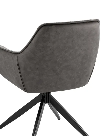 Стул Alba серый спинка экокожа