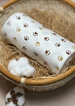 Пелёнка Разноцветные следы 85*130 RinaAmari