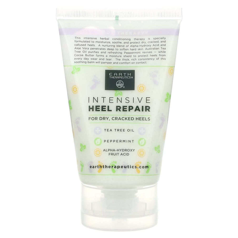 Earth Therapeutics, Intensive Heel Repair, для сухой, потрескавшейся пятки, 118 мл (4 жидк. унц.)