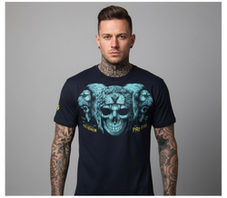 Футболка темно-синяя Yakuza Premium 3904