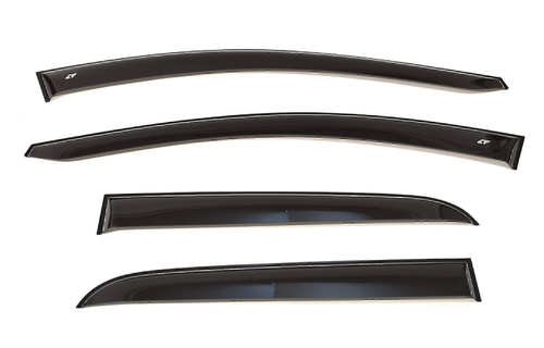 Дефлекторы боковых окон Cobra Tuning на Mazda 2 2 хэтчбек 5 дв. 2008/Demio 2007-2011 широкие арт.ME20108