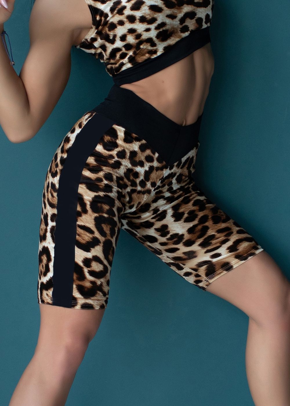 Panties Biker Shorts, Leopard
