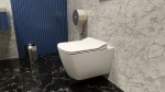 Унитаз подвесной с функцией биде CREAVIT ELEGANT EG321-00 белый, безободковый