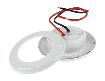 Светильник каютный, четыре светодиода, 12 В, 0.8 Вт, D75 мм