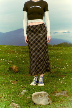 Юбка Called a Garment Mermaid Skirt "Lipstick Black"