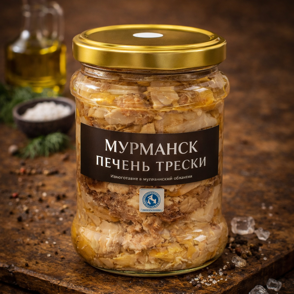 Печень трески, 500 гр