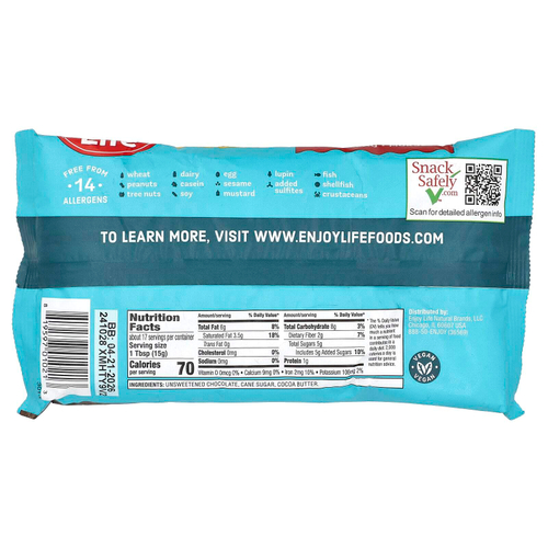Enjoy Life Foods, Morsel, темный шоколад, 69% какао, 255 г (9 унций)