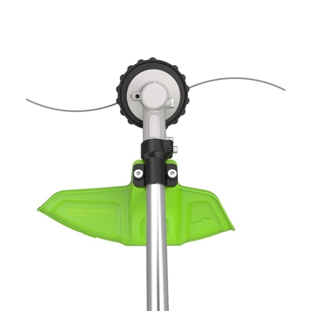 Триммер аккумуляторный Greenworks ST161S, 82V, 1,6 кВт, 43 см, бесщеточный, с 1хАКБ 8 Ач и ЗУ (2112307UH)