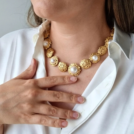 Колье с жемчуга Anne Klein