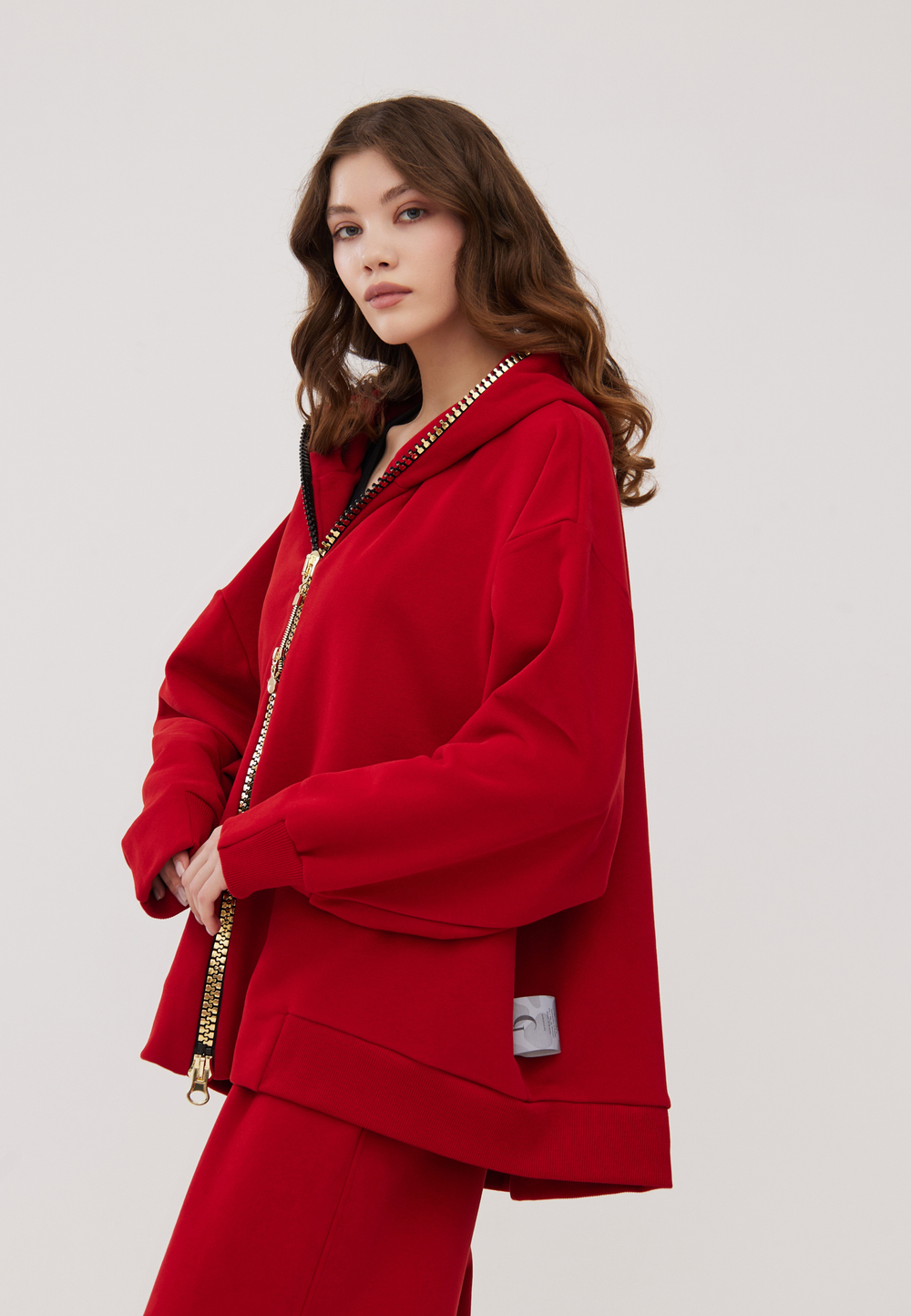 Худи WEST-2 Спорт Шик Красный