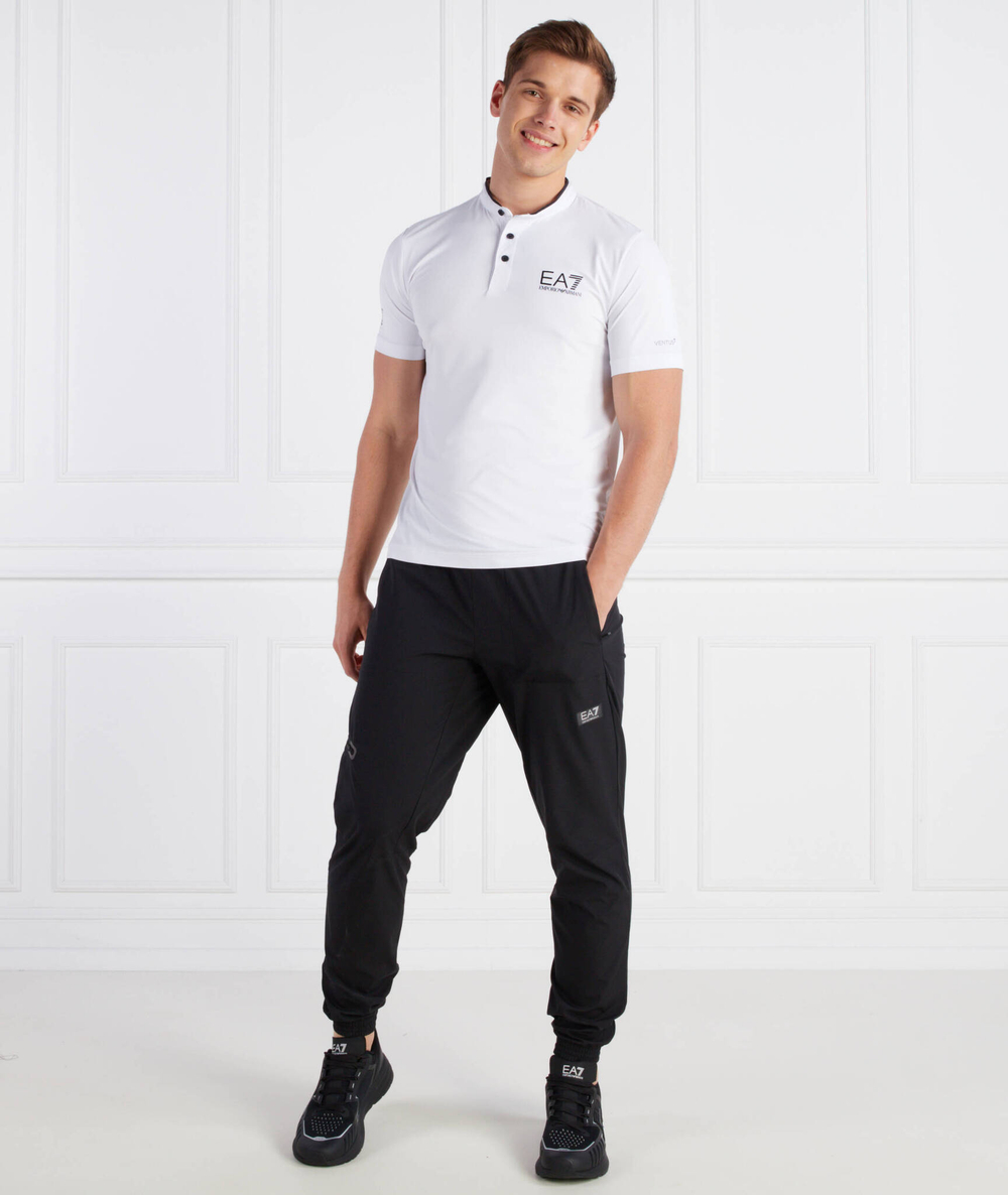Поло EA7 - белый(8NPT21 PJEMZ)