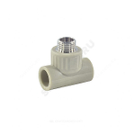 Тройник PP-R комбинированный серый Дн 25х1/2" НР VALFEX 10128125Г