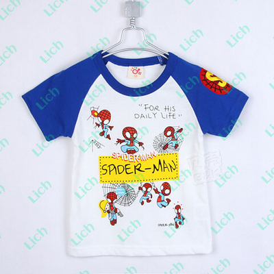 Футболка детская с принтами Spider Man