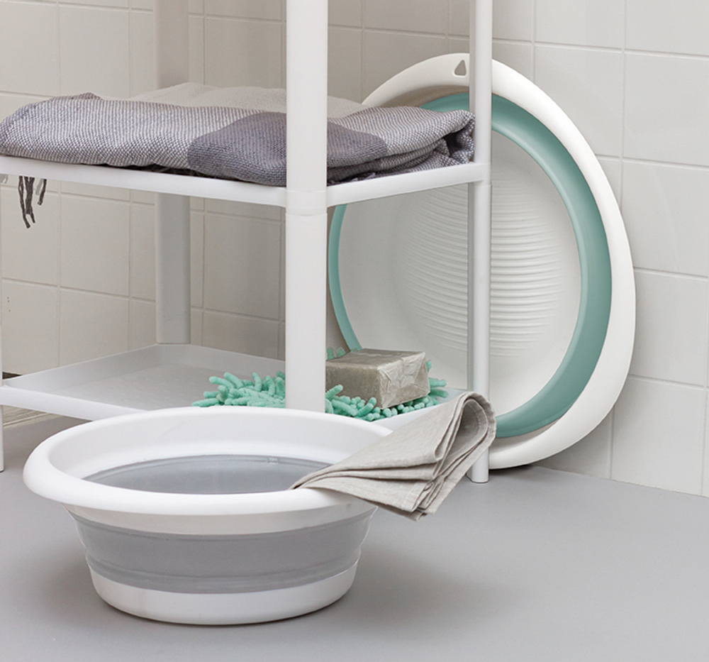 Таз ФЛЕКС 5,5 л складной, отверстие для подвешивания, материал- полипропилен, ТЭП М2501