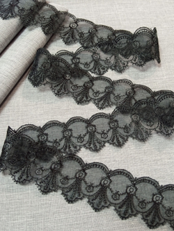 Кружево капрон 4 см*13.71 м