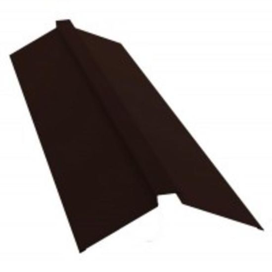 Конек  фигурный RAL 8017 2 м коричневый