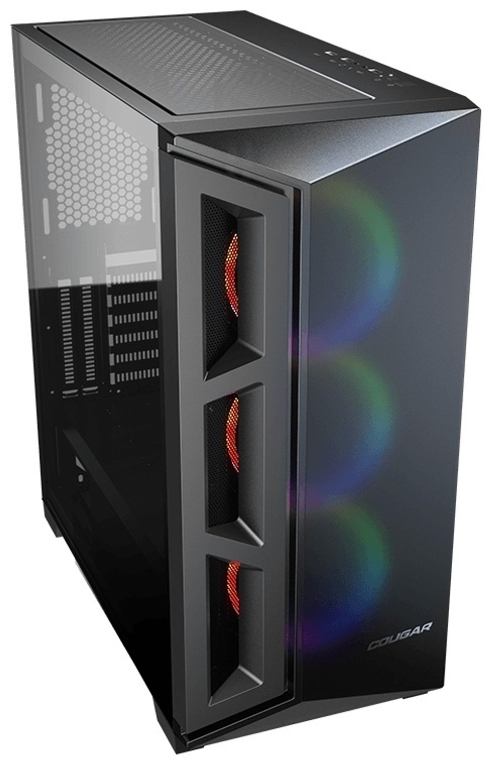 Корпус COUGAR Dark Blader X5 RGB CGR-5UM3TB-X5-RGB черный