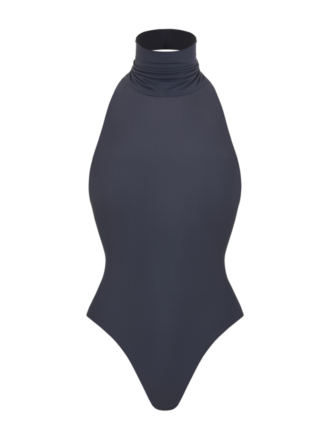 Bodysuit halter — Graphite