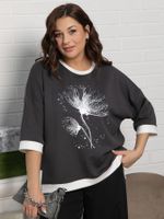 Блуза Нукси (серая) Б15172-4М LT Collection