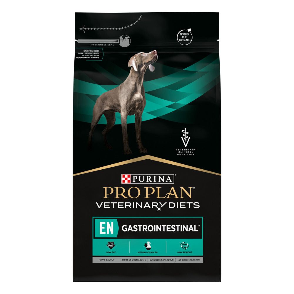 Сухой корм для собак диетический PRO PLAN VETERINARY DIETS EN Gastrointestinal при расстройствах пищеварения 1,5 кг