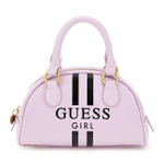 Сумка GUESS Сиреневый/Черные полоски и логотип (Девочка)