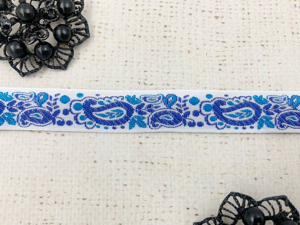 Тесьма жаккард, ш. 1,8 см