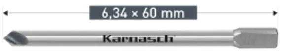 Коронка с твердосплавными напайками Karnasch Power-Max 10 Ø14×12 мм, арт. 20.1010A-014