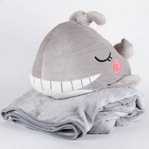 Игрушка Whale Grey с пледом