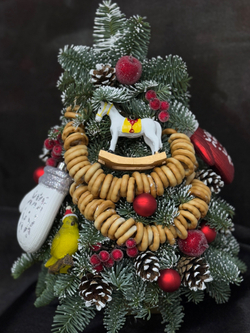 Новогодняя композиция «Елочка в русском стиле», 40-50 см