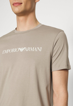 Emporio Armani Футболка с принтом - Бежевый